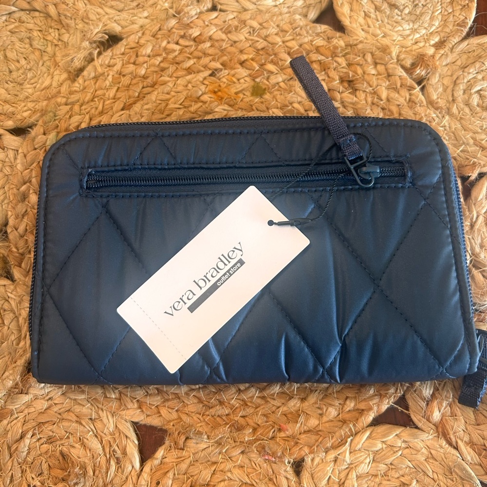 Vera Bradley Quilted Midnight Blue Wallet